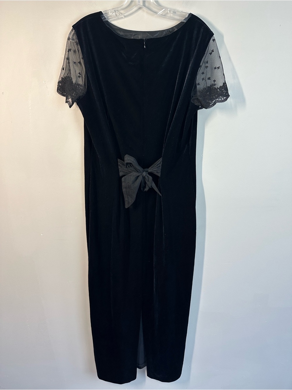 Robbie Bee Vintage Velvet Whimsigoth Dark Romantic Maxi Dress Size 16 Goth - Picture 2 of 11